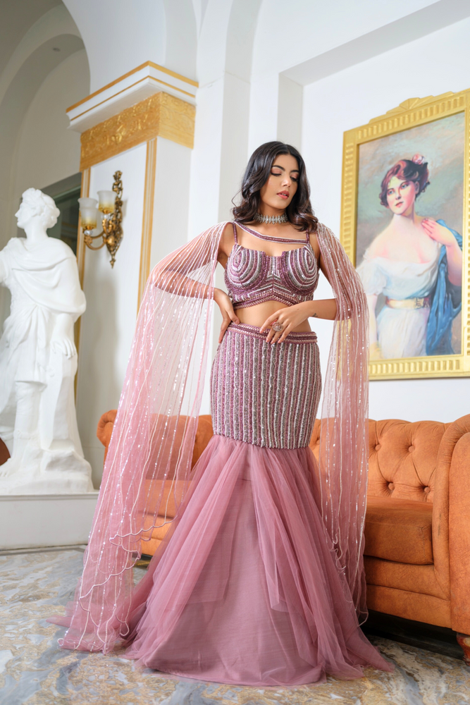 Load image into Gallery viewer, Mauve Mermaid Serenade