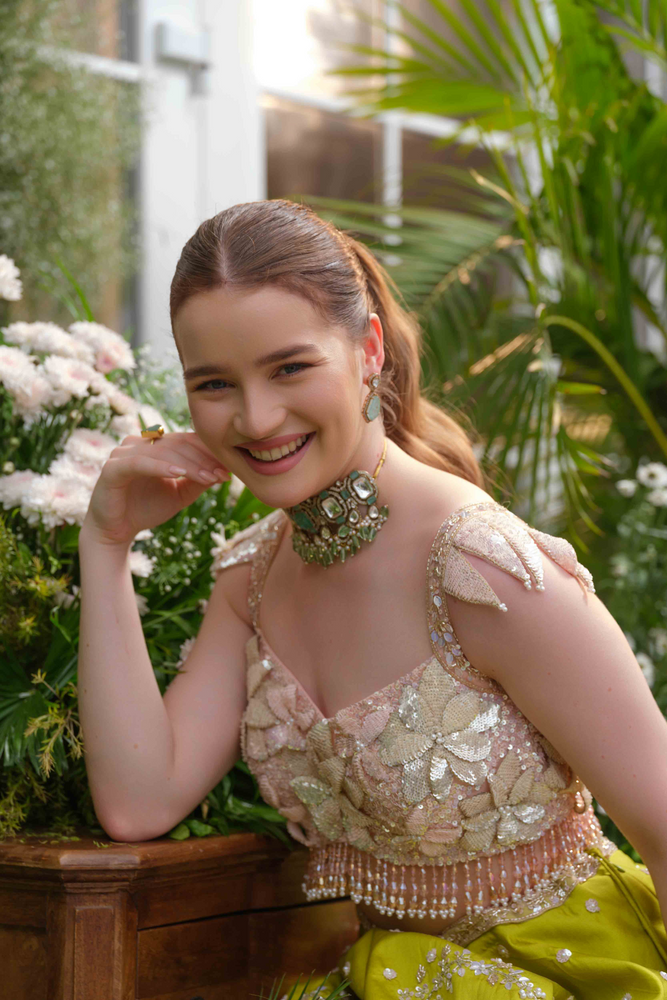 Load image into Gallery viewer, Aurelia Peacock Bloom Lehenga