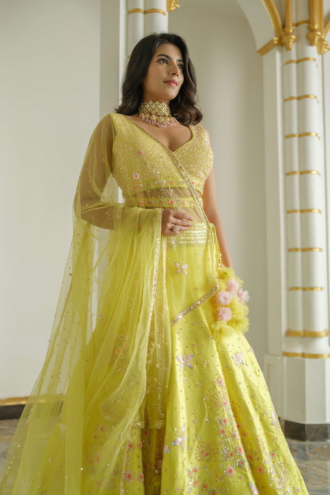 Load image into Gallery viewer, Lime Green Butterfly Grace