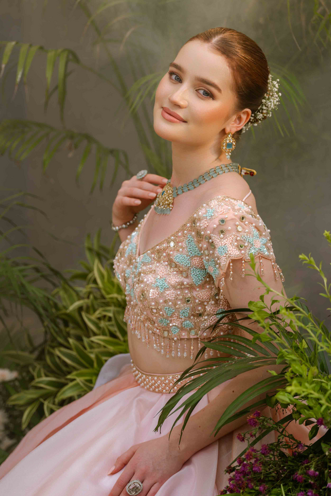 Load image into Gallery viewer, Sierra Shimmer Lehenga
