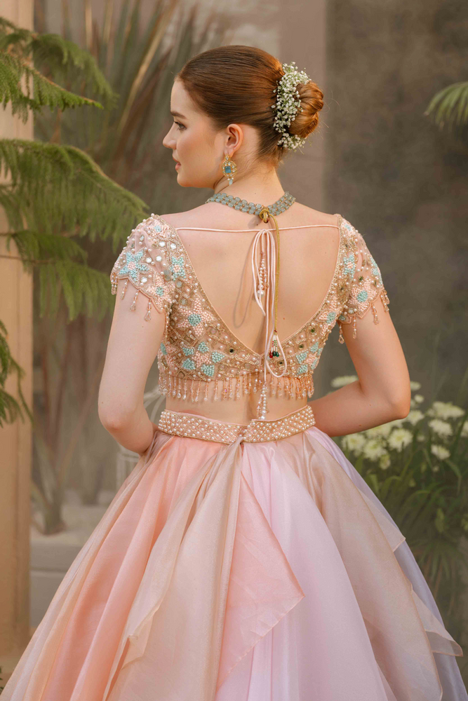 Load image into Gallery viewer, Sierra Shimmer Lehenga
