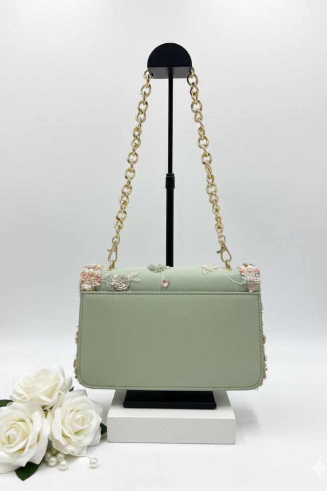 Load image into Gallery viewer, Green Flora Bag
