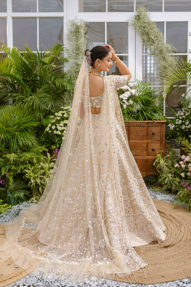 Load image into Gallery viewer, Nyra Garden Motif Lehenga
